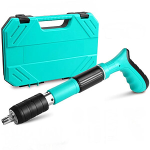 Pistol manual pentru cuie de beton cu 100 cuie rotunde, 7.3 mm