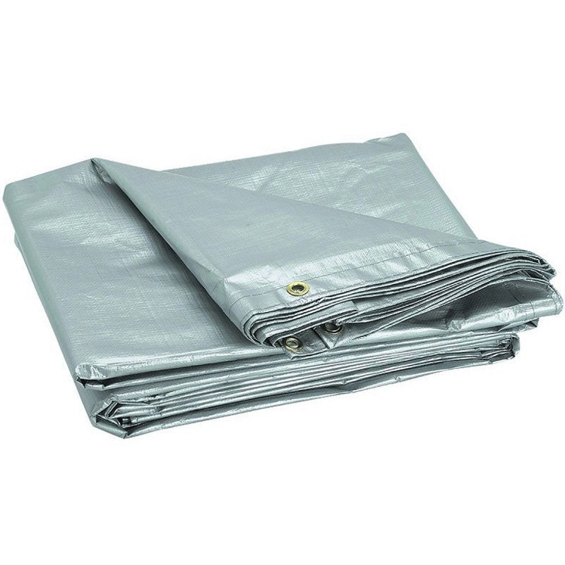 3849 Pachet 1+1 prelata cu inele argintie 2x3 m 150 g/mp