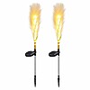 Set 2 lampi solare LED tip pampas pentru gradina iluminat exterior decorativ