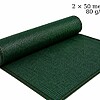 Plasă de umbrire verde 2 x 50 m, 80 g/mp