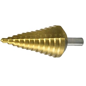 Burghiu metal HSS titanat in trepte 6-38mm