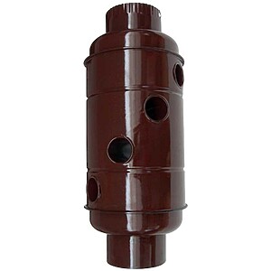 Recuperator caldura rotund emailat maro 120mm