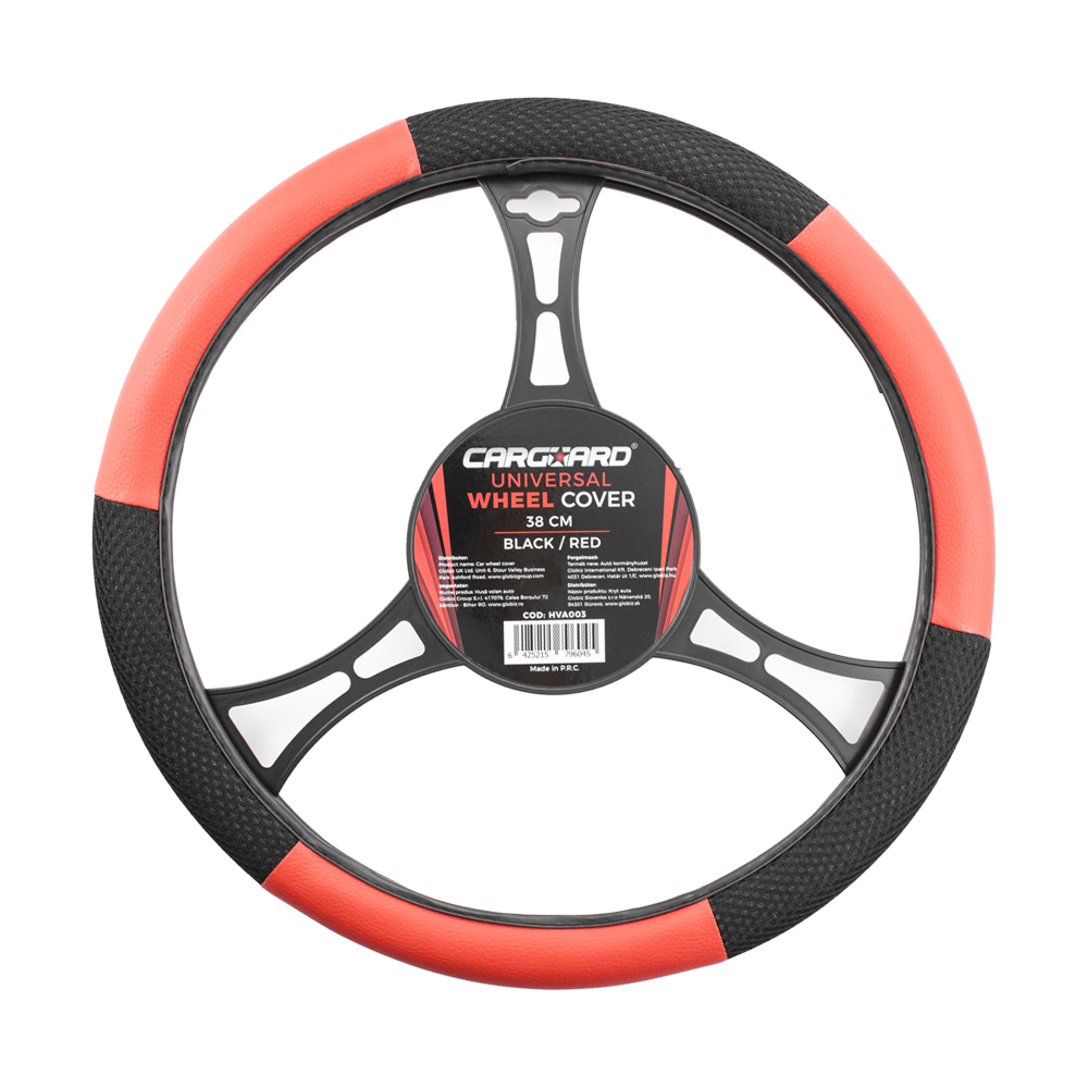 carguard-husa-volan-auto-negru-rosu-2.jpg Husa volan auto 38 cm, negru si rosu