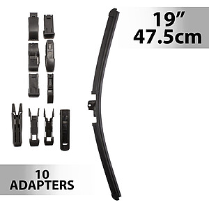 Ștergător de parbriz profesional multiadaptor, Carguard - 19" / 47.5 cm