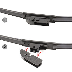 Ștergător de parbriz profesional multiadaptor, Carguard - 14" / 35 cm