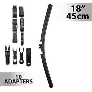 Ștergător de parbriz profesional multiadaptor, Carguard - 18" / 45 cm