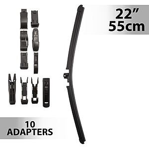 Ștergător de parbriz profesional multiadaptor, Carguard - 22" / 55 cm