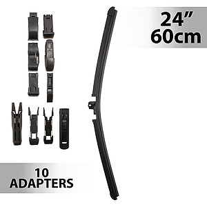 Ștergător de parbriz profesional multiadaptor, Carguard - 24" / 60 cm