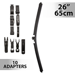 Ștergător de parbriz profesional multiadaptor, Carguard - 26" / 65 cm
