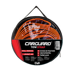 Chingă de tractare auto 4 m cu cârlige, Carguard - 6,5 tone