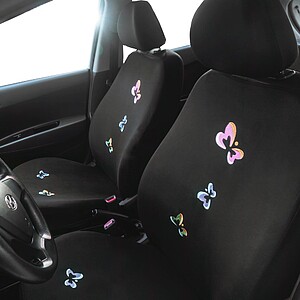 Huse universale scaune auto cu fluturasi - imagine 2