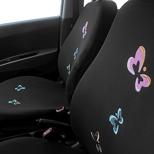 Huse universale scaune auto cu fluturasi - imagine 3