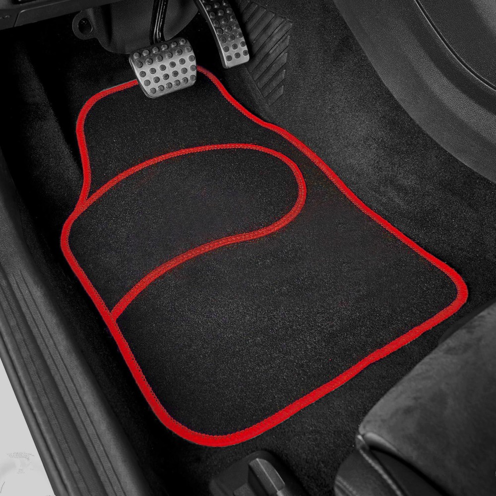 set-covorase-auto-textile-universale-64-x-44-cm-44-x-29-cm-negru-rosu2.jpg Set covorase auto textile universale, negru si rosu - imagine 3
