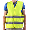 Vestă reflectorizantă de siguranță auto, Carguard - Mărime XL, 60x70 cm