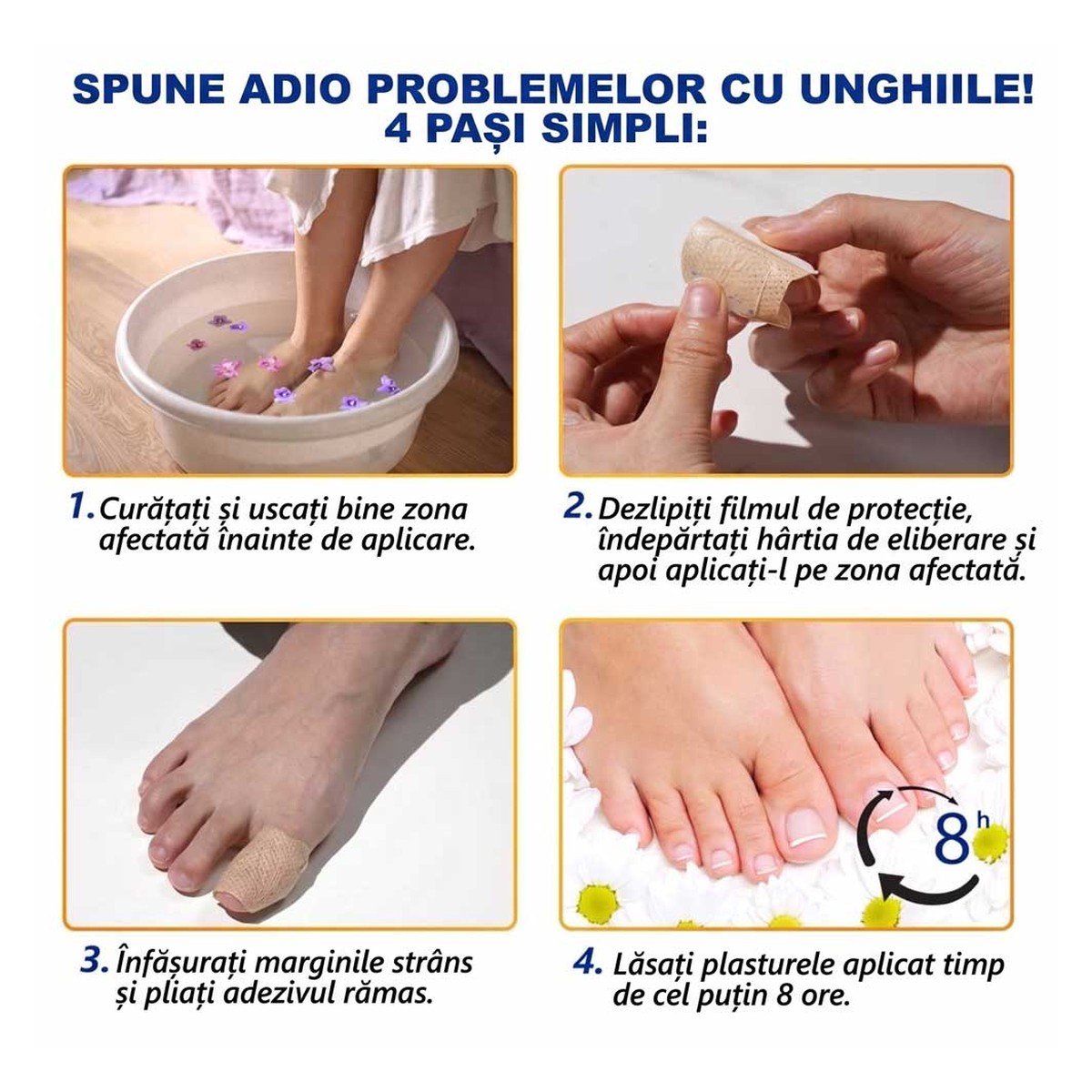 Plasturi hidrogel pentru unghii – cum se aplică, 4 pași Plasturi hidrogel pentru unghii - cum se aplică, 4 pași