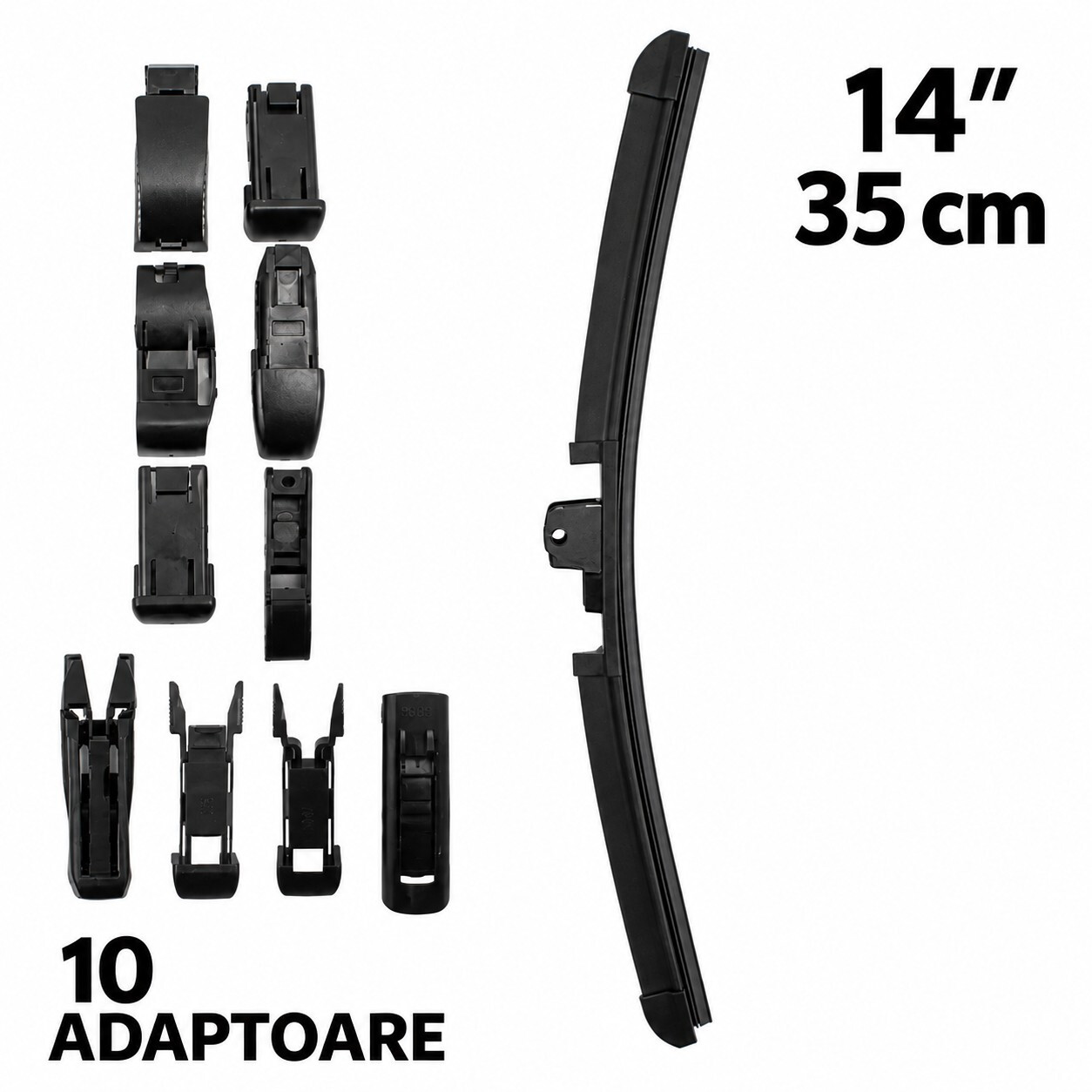 stergator-parbriz-all-in-one-14-35cm-10-adaptoare-carguard Stergator de parbriz ALL IN ONE 14 inch / 35 cm cu 10 adaptoare incluse, Carguard