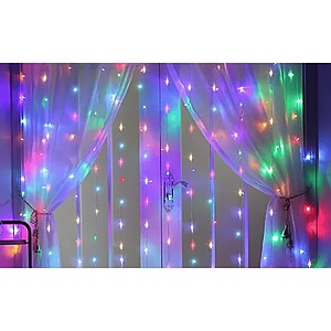 Perdea de lumini 6 x 3 m multicolor
